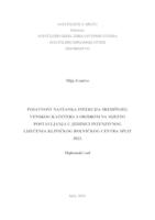 Pojavnost nastanka infekcija središnjeg venskog katetera s obzirom na mjesto postavljanja u jedinici intenzivnog liječenja Kliničkog bolničkog centra Split 2023. g