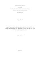 prikaz prve stranice dokumenta Prikupljanje plazme i trombocita postupkom afereze u Zavodu za transfuzijsku medicinu KBC Split (2021.- 2022.)