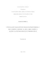prikaz prve stranice dokumenta Učestalost i različitosti blizanačkih poroda u 2022.godini u odnosu na 2012. i  2002. godinu u Klinici za ženske bolesti i porode Split