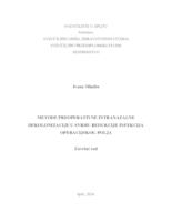 prikaz prve stranice dokumenta Metode preoperativne intranazalne dekolonizacije u svrhu redukcije infekcija operacijskog polja